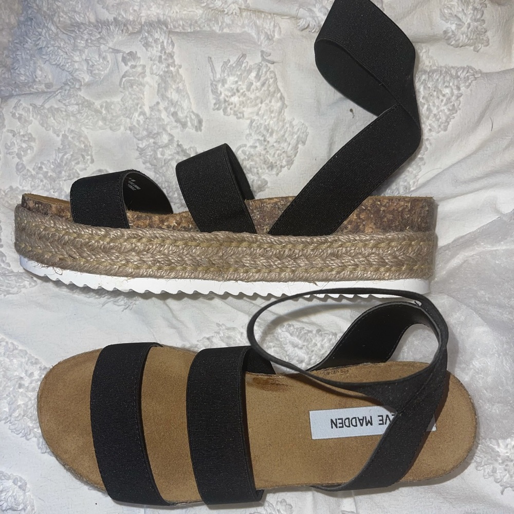 Brand new Steven madden Kimmie Black sandals